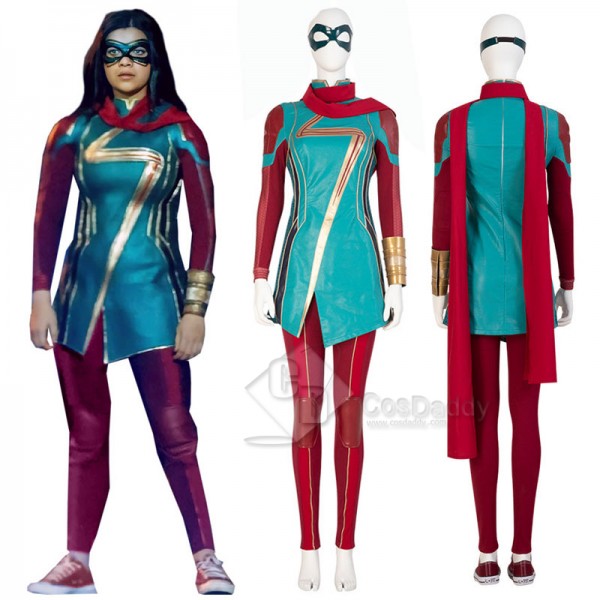 2021 Ms.Marvel New Kamala Khan Cosplay Costumes Fe...