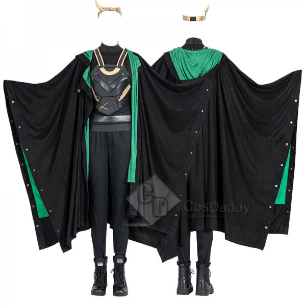 CosDaddy 2021 Female Lady Loki Cosplay Costume Loki Sylvie Dress Up Halloween Suit