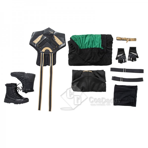 CosDaddy 2021 Female Lady Loki Cosplay Costume Loki Sylvie Dress Up Halloween Suit