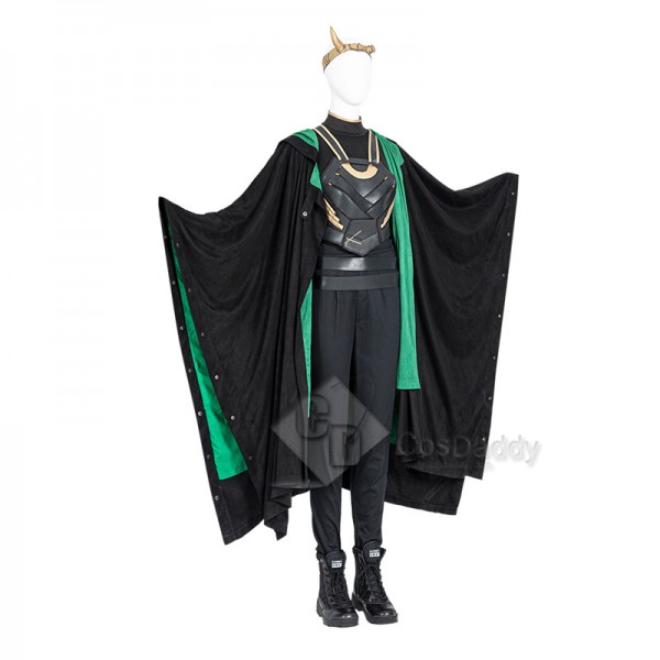 CosDaddy 2021 Female Lady Loki Cosplay Costume Loki Sylvie Dress Up Halloween Suit