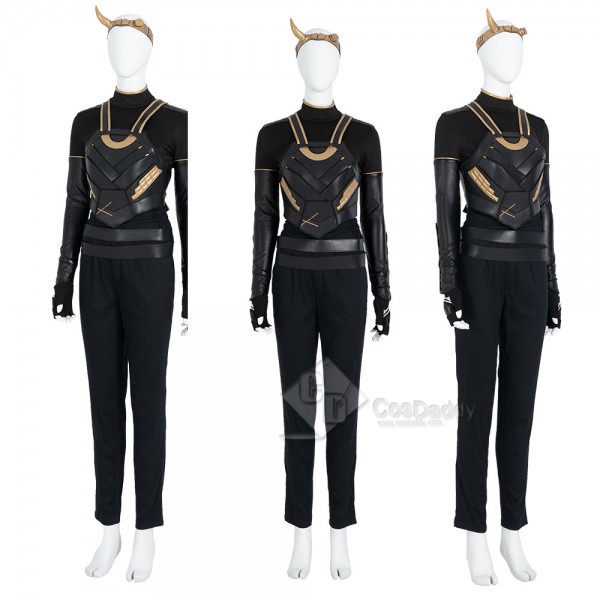 CosDaddy 2021 Female Lady Loki Cosplay Costume Loki Sylvie Dress Up Halloween Suit