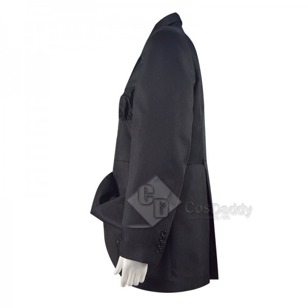 2nd Doctor Black Coat Doctor Who Replica Cosplay Costume