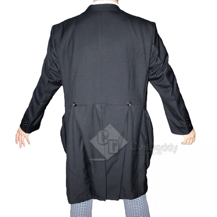 2nd Doctor Black Coat Doctor Who Replica Cosplay Costume