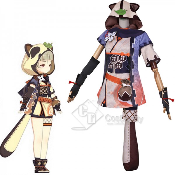 Genshin Impact Zaoyou Cosplay Costume Game Character Uniform With Tail