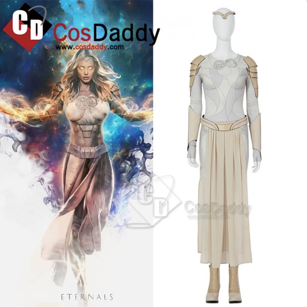 Eternals Thena Cosplay Costume Halloween Carnival ...