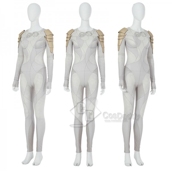 Eternals Thena Cosplay Costume Halloween Carnival Outfit Angelina Jolie Dress