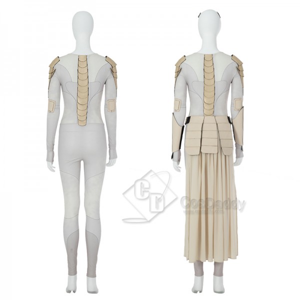 Eternals Thena Cosplay Costume Halloween Carnival Outfit Angelina Jolie Dress