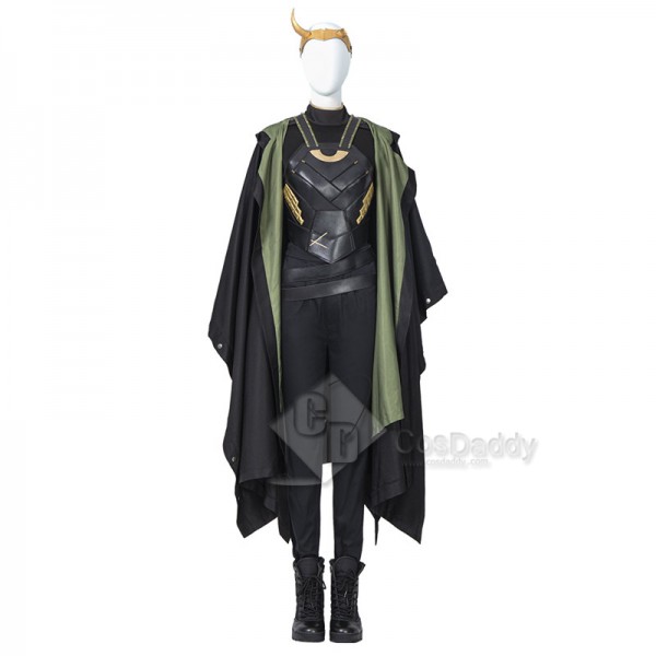 Lady Loki Sylvie Costumes Female Loki Halloween Cosplay Costumes Outfit CosDaddy