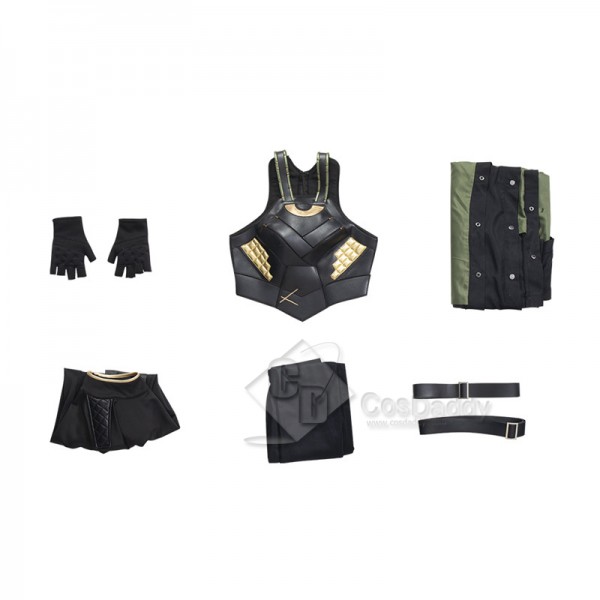 Lady Loki Sylvie Costumes Female Loki Halloween Cosplay Costumes Outfit CosDaddy