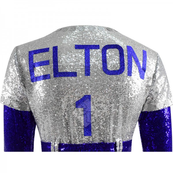 Rocketman Elton John Cosplay Costume Dodgers Baseball Jumpsuit For Kids Adult