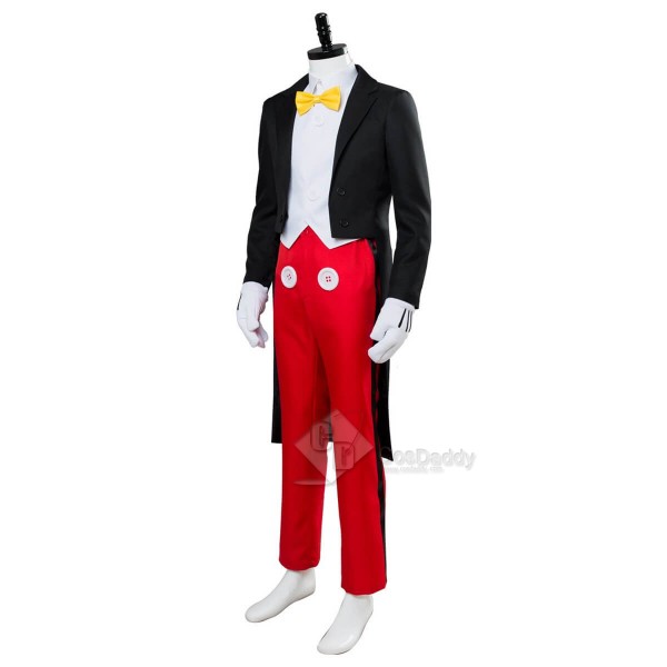 Disney Mickey Mouse Dinner Suit Tuxedo Halloween Cosplay Costumes