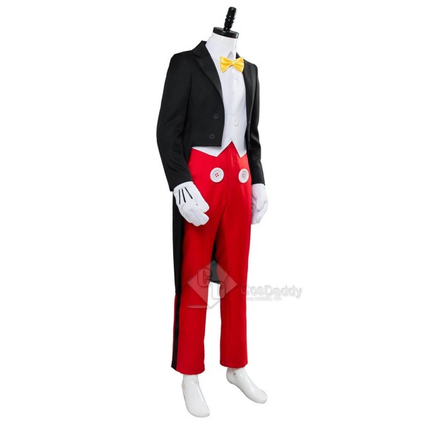 Disney Mickey Mouse Dinner Suit Tuxedo Halloween Cosplay Costumes