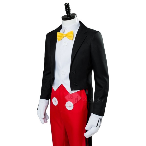 Disney Mickey Mouse Dinner Suit Tuxedo Halloween Cosplay Costumes