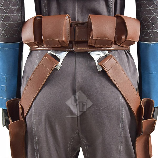 The Mandalorian Season 2 Bo-Katan Kryze Cosplay Costume Top Vest Outfits Halloween Carnival Suit