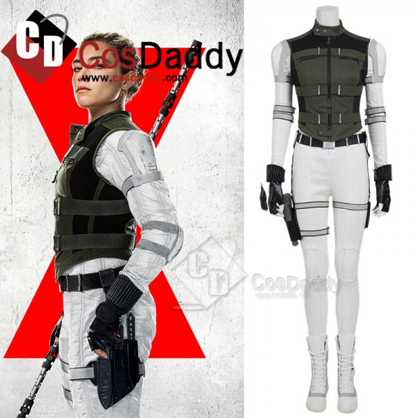 Marvel Black Widow 2021 Yelena Belova Cosplay Costume Halloween Outfit