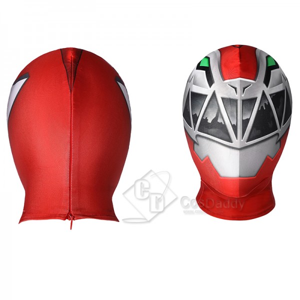 Power Rangers Kishiryu Sentai Ryusoulger Cosplay Costume Red Soldier Jumpsuit Bodysuit