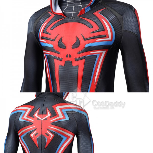 Spider-Man PS5 Miles Morales Cosplay Costume Spiderman Jumpsuit