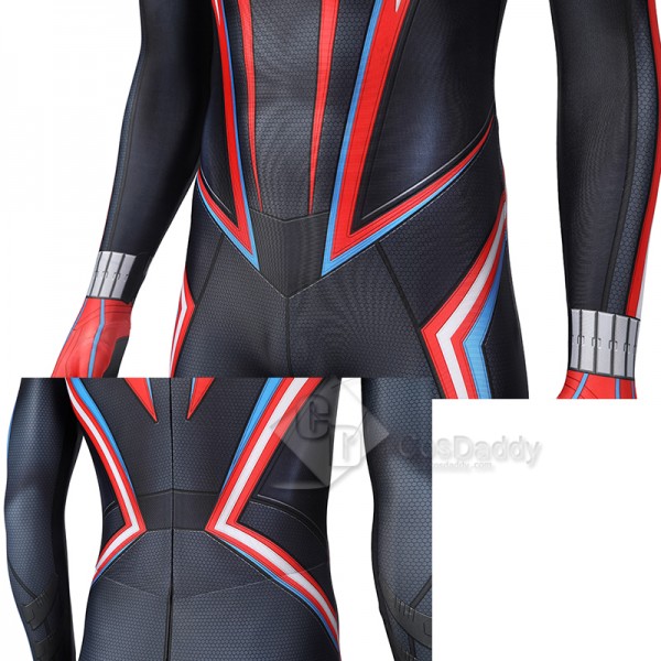 Spider-Man PS5 Miles Morales Cosplay Costume Spiderman Jumpsuit