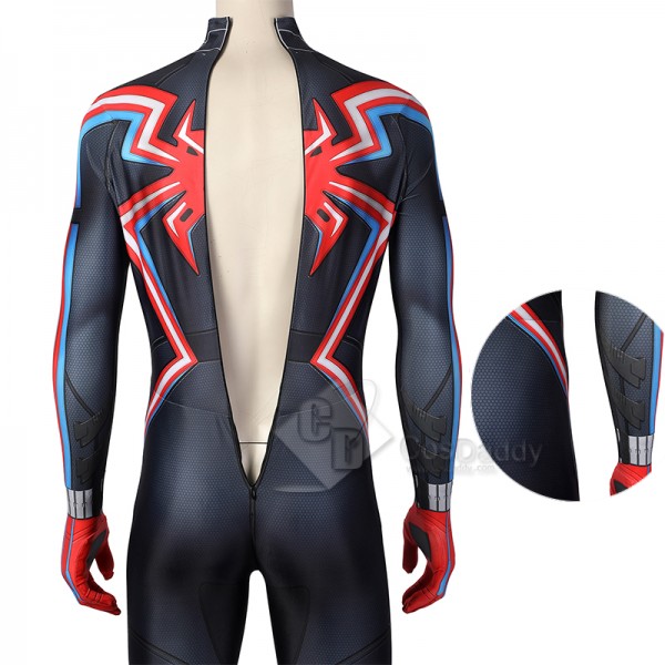 Spider-Man PS5 Miles Morales Cosplay Costume Spiderman Jumpsuit