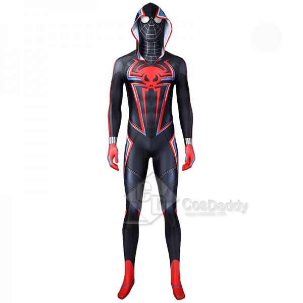 Spider-Man PS5 Miles Morales Cosplay Costume Spiderman Jumpsuit