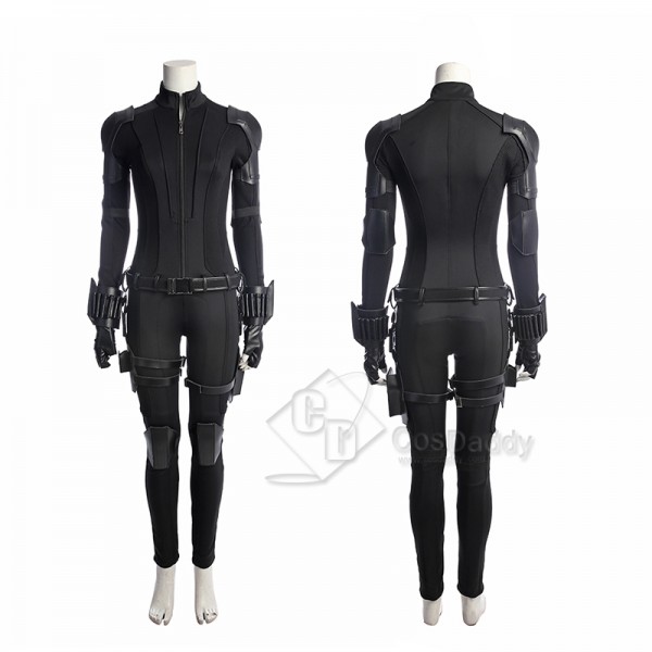 2021 New Black Widow Yelena Belova Cosplay Costume Black Outfit Halloween Carnival Suit