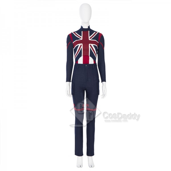 What If Peggy Carter Cosplay Costume Captain Carter Jumpsuit Super Soldier Outfit