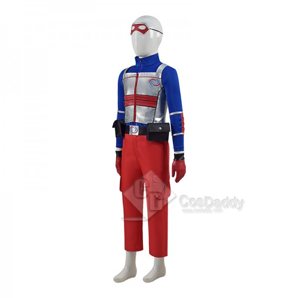 Kids Henry Danger Cosplay Costume Blue Jacket Uniform Halloween Carnival Suit