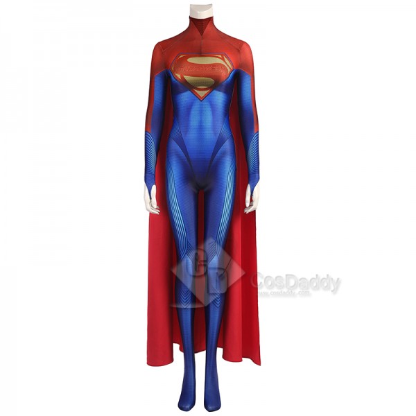 The Flash Supergirl Cosplay Costume Superman Bodysuit Superhero Jumpsuit Halloween Suit