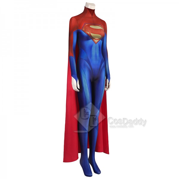 The Flash Supergirl Cosplay Costume Superman Bodysuit Superhero Jumpsuit Halloween Suit