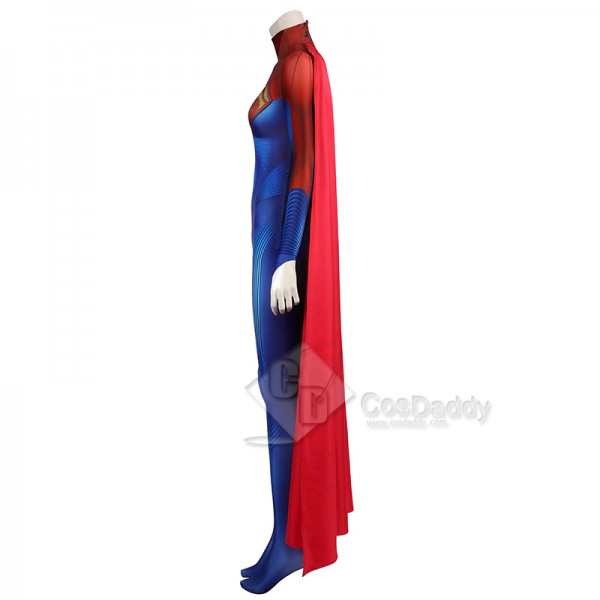 The Flash Supergirl Cosplay Costume Superman Bodysuit Superhero Jumpsuit Halloween Suit