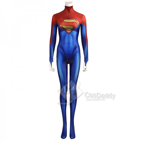 The Flash Supergirl Cosplay Costume Superman Bodysuit Superhero Jumpsuit Halloween Suit