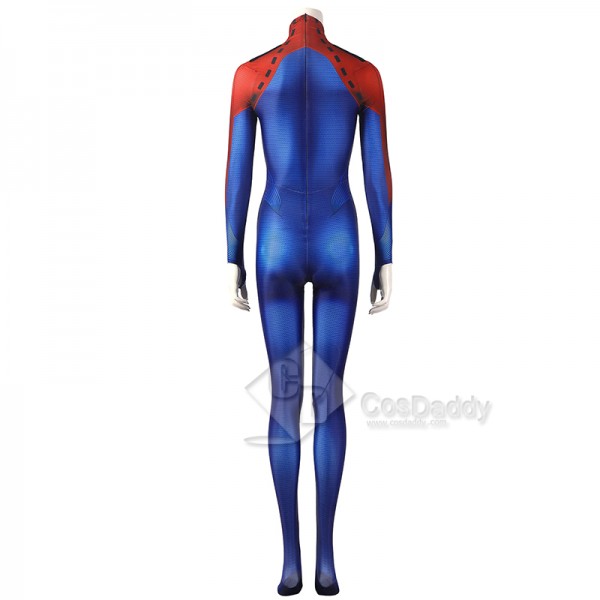 The Flash Supergirl Cosplay Costume Superman Bodysuit Superhero Jumpsuit Halloween Suit