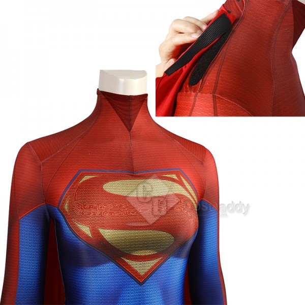 The Flash Supergirl Cosplay Costume Superman Bodysuit Superhero Jumpsuit Halloween Suit