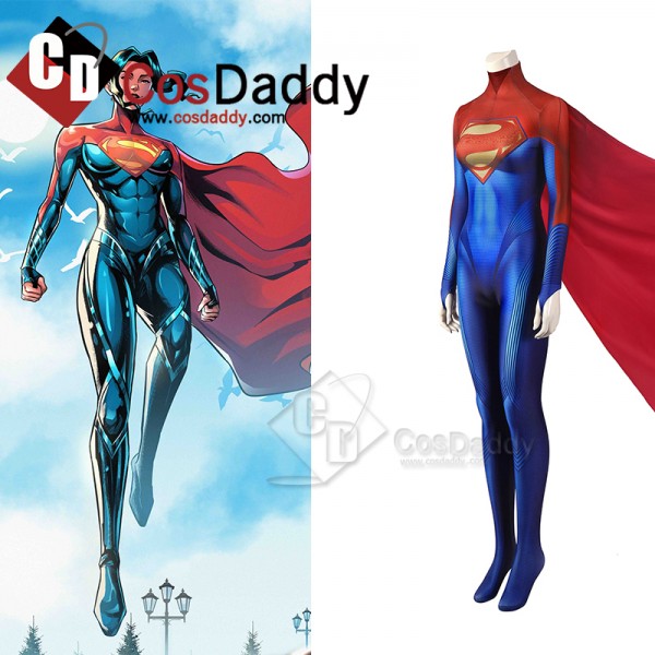 The Flash Supergirl Cosplay Costume Superman Bodys...