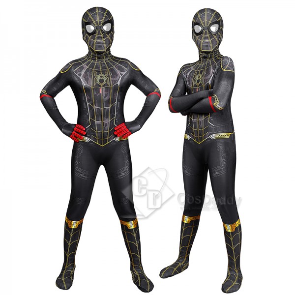 Spider-Man 3 No Way Home Peter Parker Cosplay Costume Kids Superhero Jumpsuit