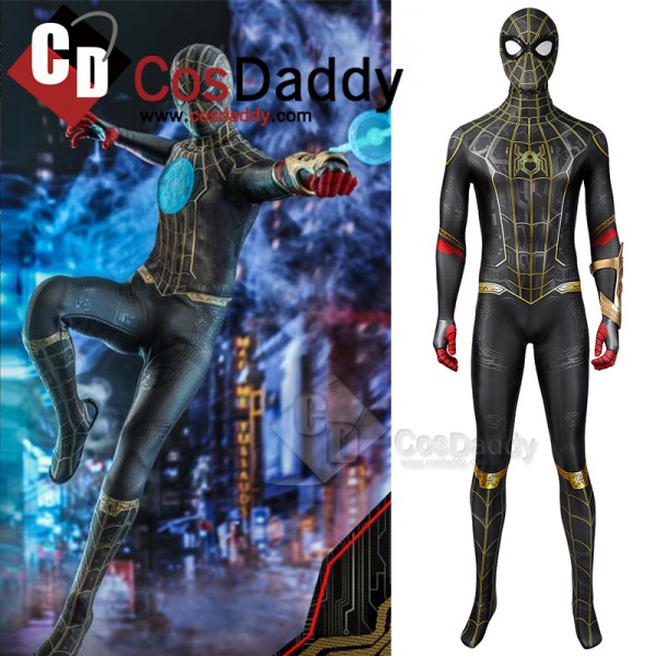 Spider-Man 3 No Way Home Peter Parker Cosplay Costume Superhero Jumpsuit Halloween Bodysuit