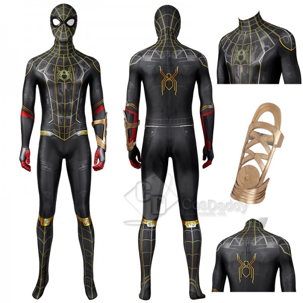 Spider-Man 3 No Way Home Peter Parker Cosplay Costume Superhero Jumpsuit Halloween Bodysuit