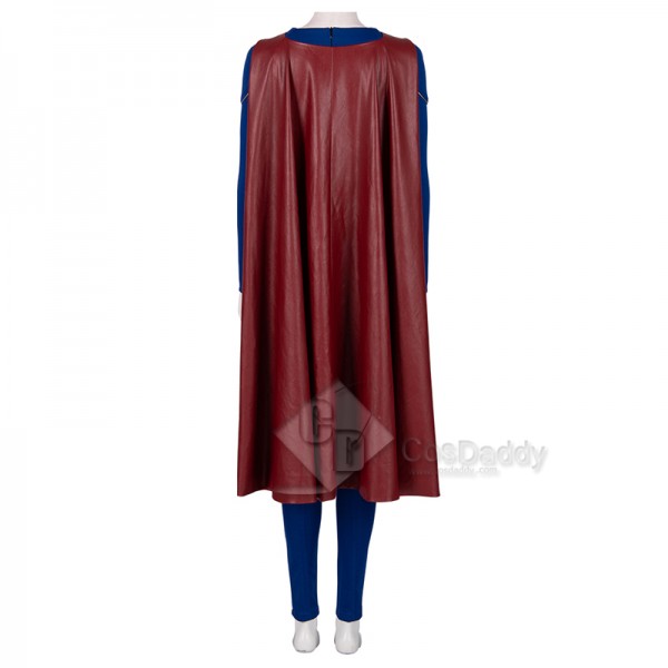 Supergirl Season 5 Kara Zor-El Cosplay Costume Overgirl Jumpsuit Superhero Bodysuit