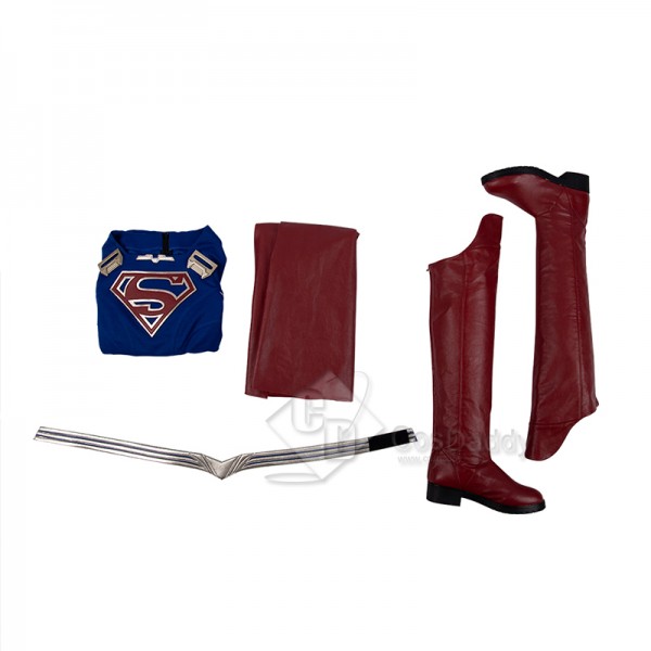Supergirl Season 5 Kara Zor-El Cosplay Costume Overgirl Jumpsuit Superhero Bodysuit