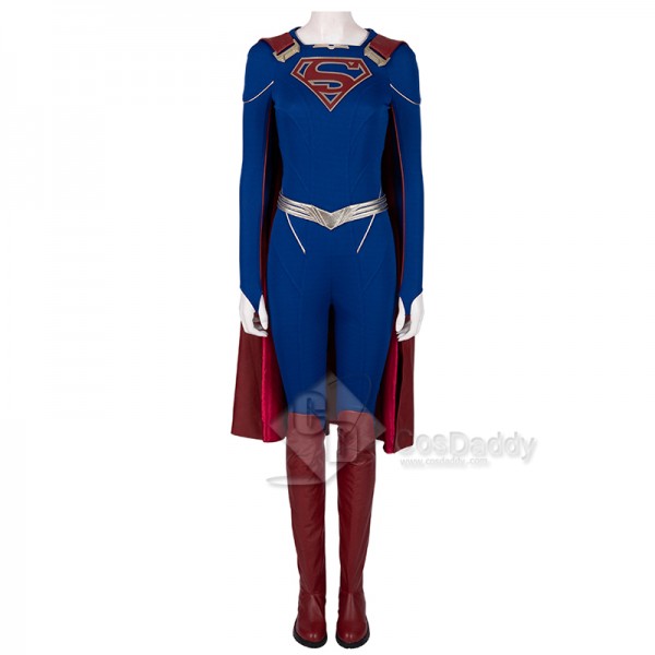 Supergirl Season 5 Kara Zor-El Cosplay Costume Overgirl Jumpsuit Superhero Bodysuit