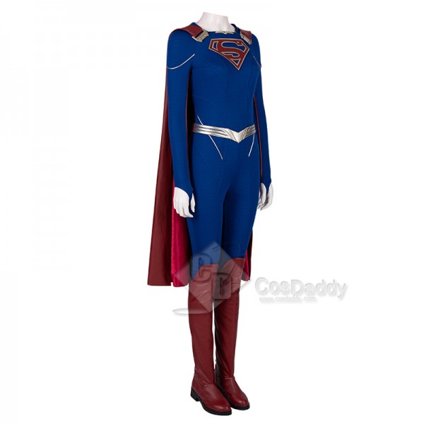 Supergirl Season 5 Kara Zor-El Cosplay Costume Overgirl Jumpsuit Superhero Bodysuit