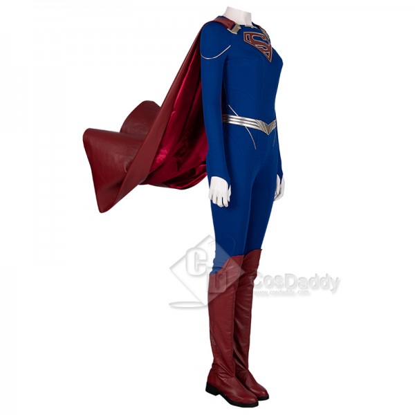 Supergirl Season 5 Kara Zor-El Cosplay Costume Overgirl Jumpsuit Superhero Bodysuit