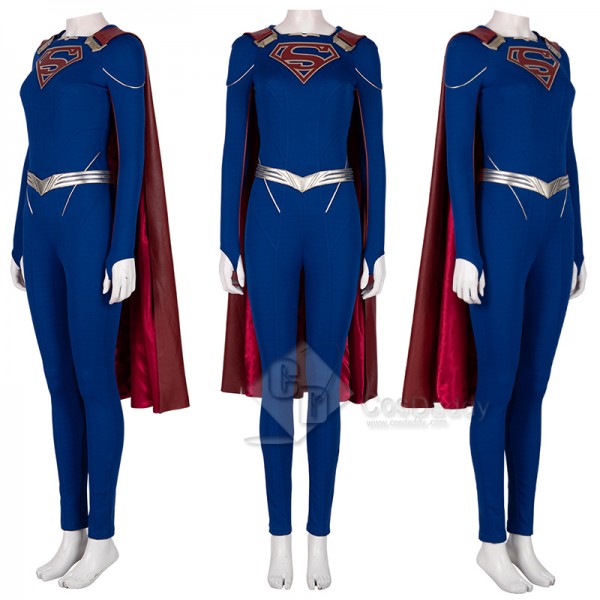 Supergirl Season 5 Kara Zor-El Cosplay Costume Overgirl Jumpsuit Superhero Bodysuit