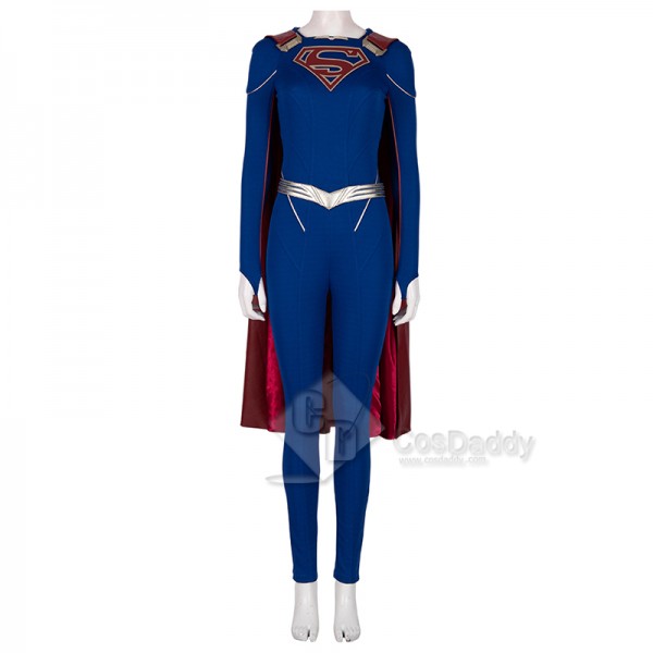 Supergirl Season 5 Kara Zor-El Cosplay Costume Overgirl Jumpsuit Superhero Bodysuit