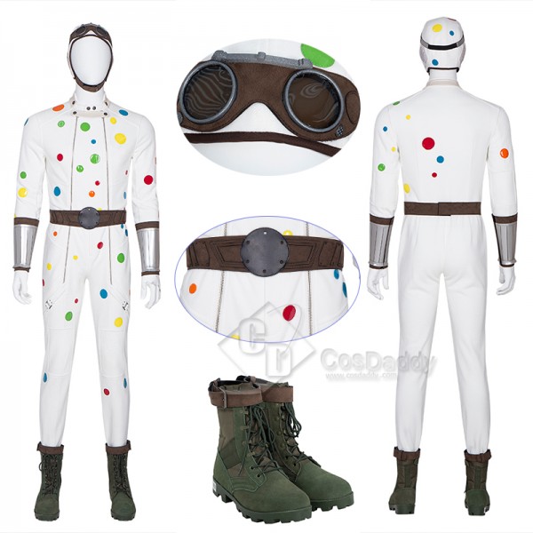 CosDaddy 2021 Movie The Suicide Squad Polka-Dot Man Abner Krill Cosplay Costume