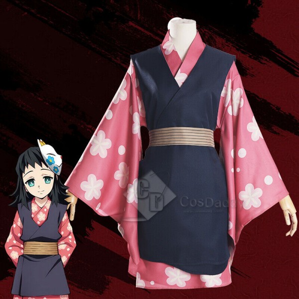 Demon Slayer Kimetsu no Yaiba Makomo Cosplay Costu...