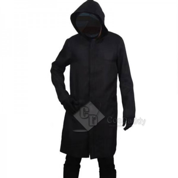Squid Game Boss Round Six Front Man Cosplay Costume Unisex Black Jacket Uniform Mask