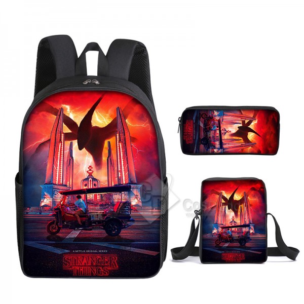 Stranger Things Season 4 Backpack School Bag Teenagers Girls Boys Student Bag Ideal Present