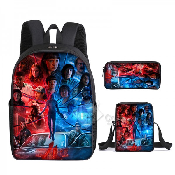 Stranger Things Season 4 Backpack School Bag Teenagers Girls Boys Student Bag Ideal Present