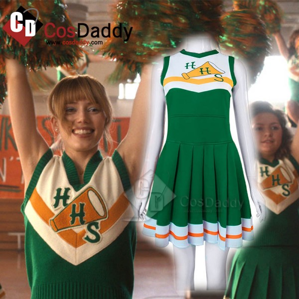 Stranger Things Season 4 Hawkins High School Chrissy Cunningham Cosplay Costume Halloween Cheerleader Uniform